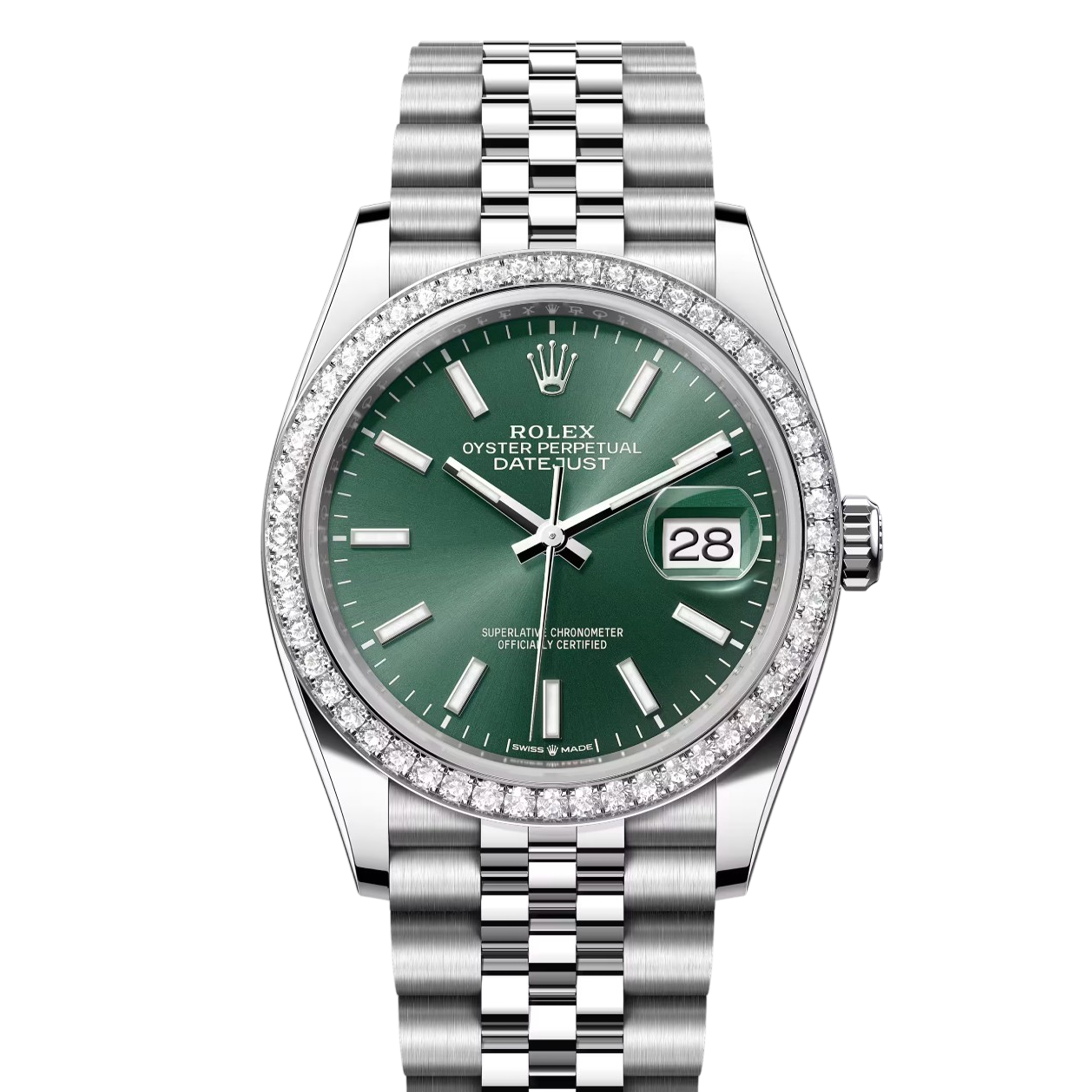 Rolex Datejust 126284RBR Green