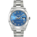 Rolex Datejust 126300 Azzurro Blue Oyster