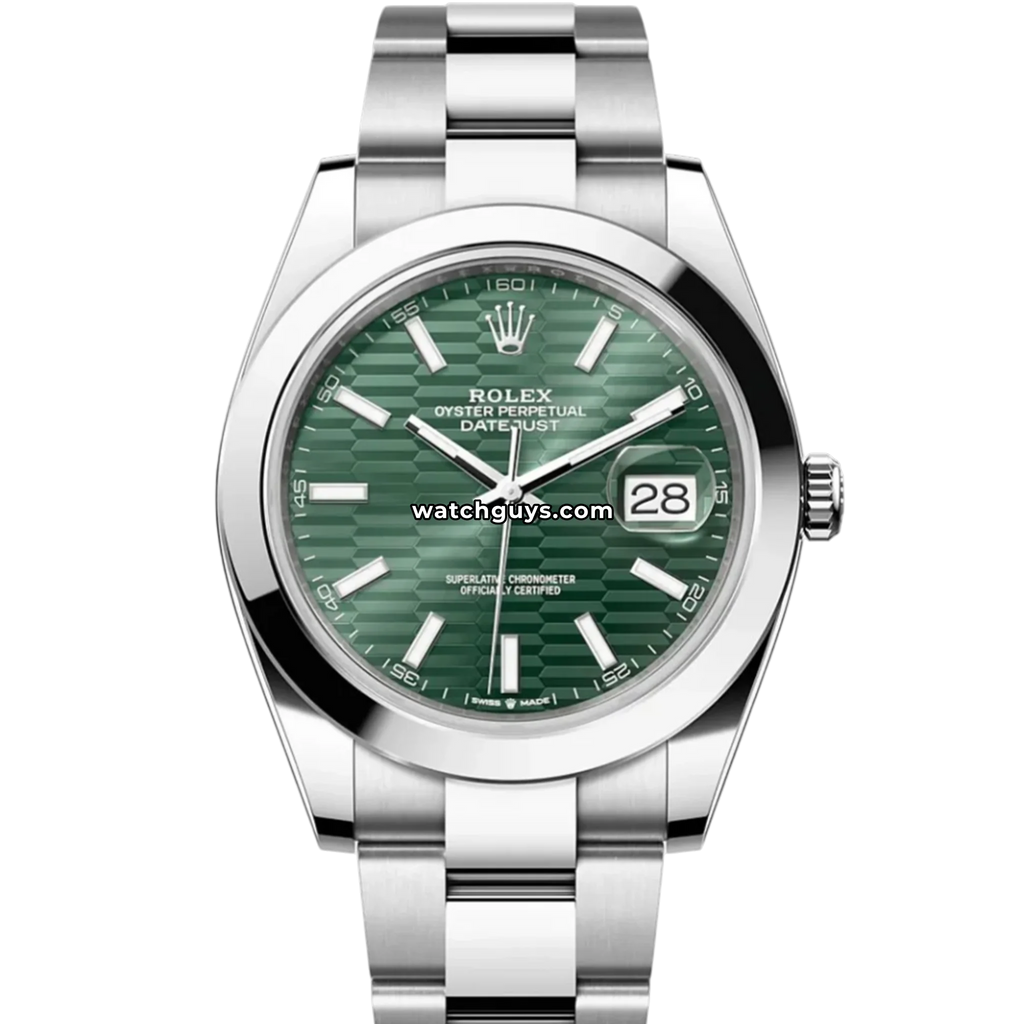 Rolex Datejust 126300 Green Motif