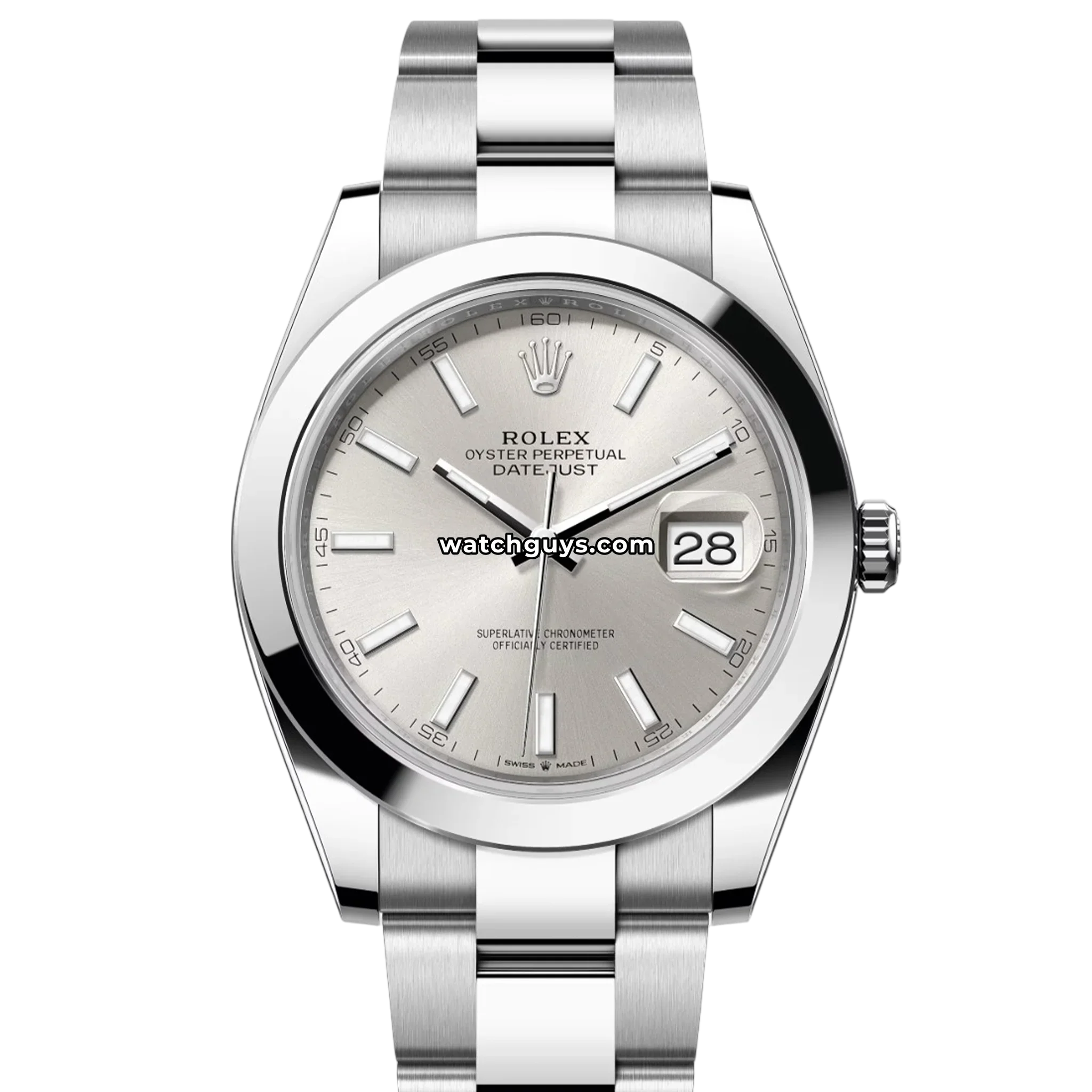 Rolex Datejust 126300 Silver Index Oyster