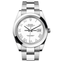 Rolex Datejust 126300 White Roman Oyster