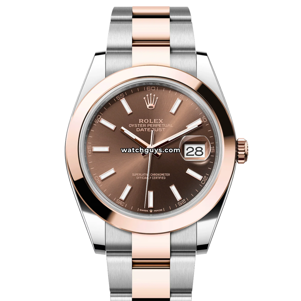 Rolex Datejust 126301 Chocolate Index Oyster