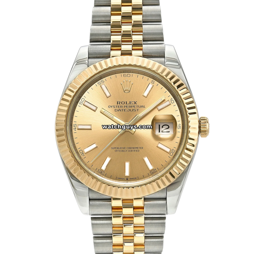 Rolex Datejust 126333 Champagne Two Tone Jubilee