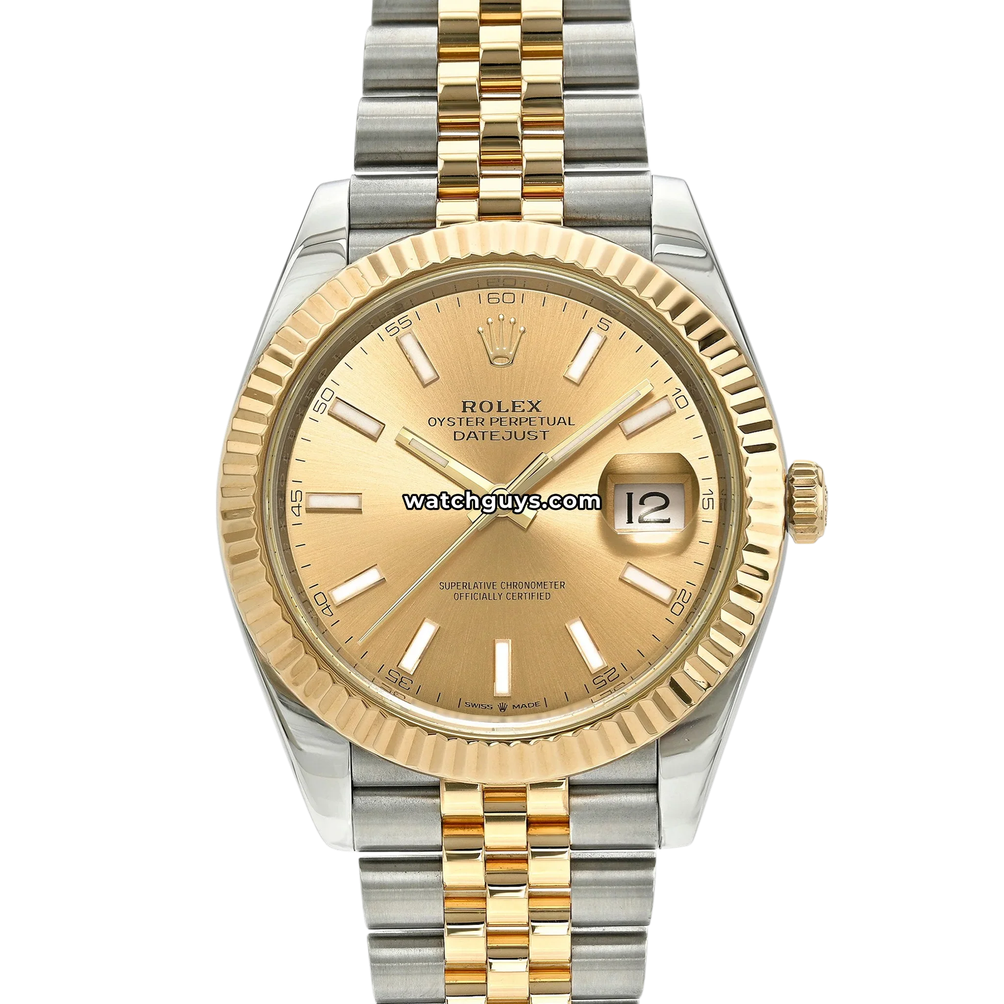 Rolex Datejust 126333 Champagne Two Tone Jubilee