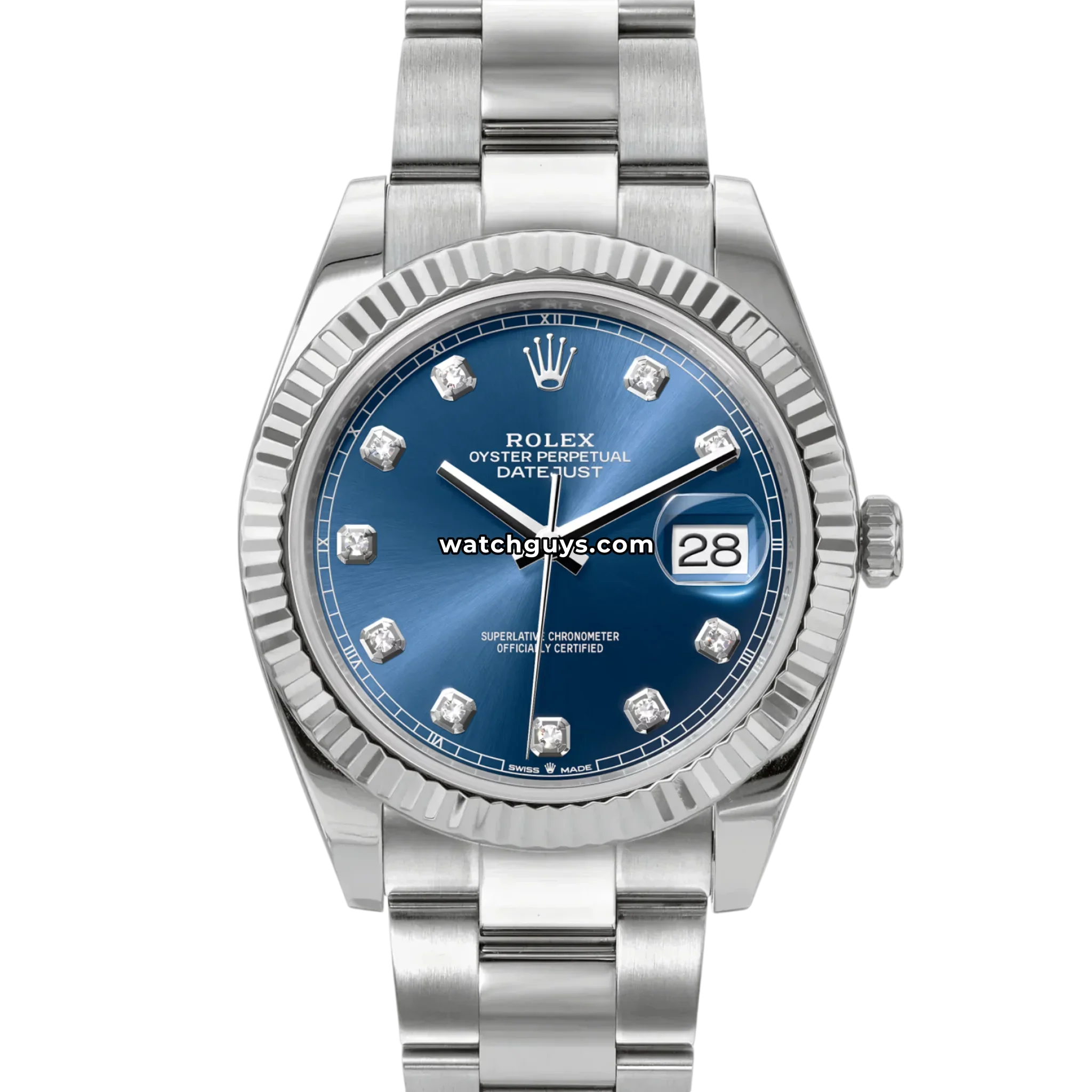 Rolex Datejust 126334 Blue Diamond Oyster