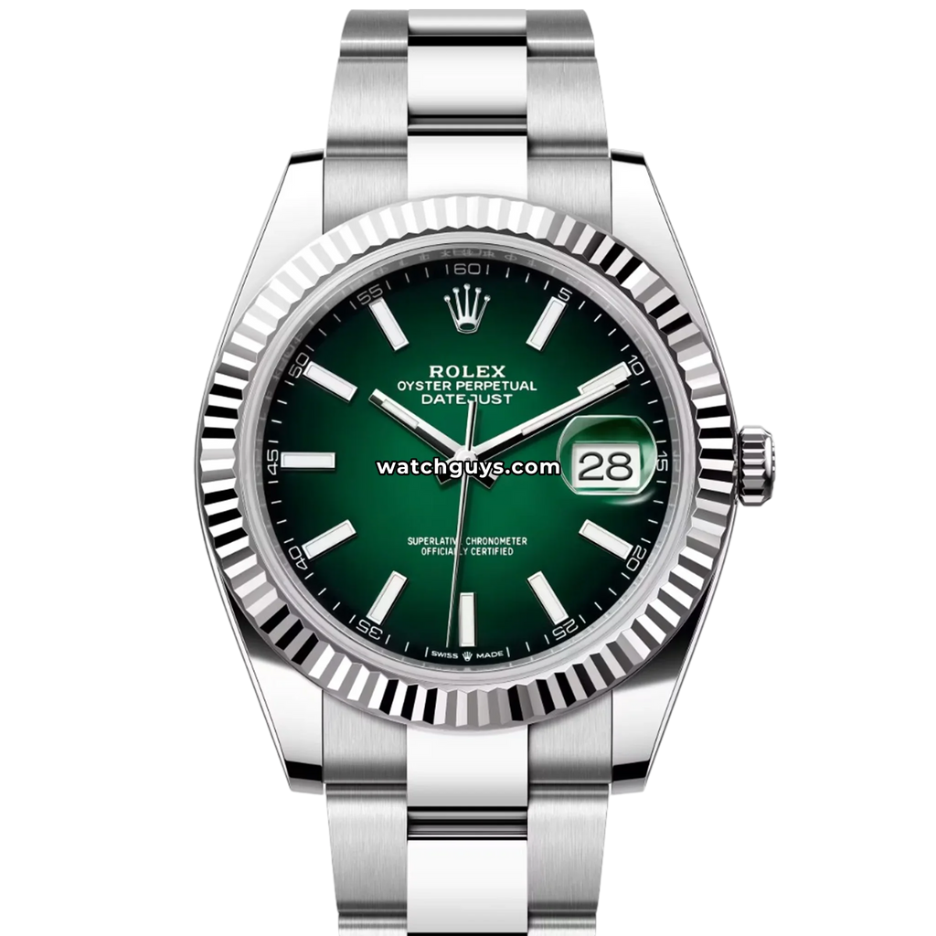 Rolex Datejust 126334 Green "Ombre" Oyster