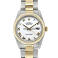 Rolex Datejust 16203 White Roman