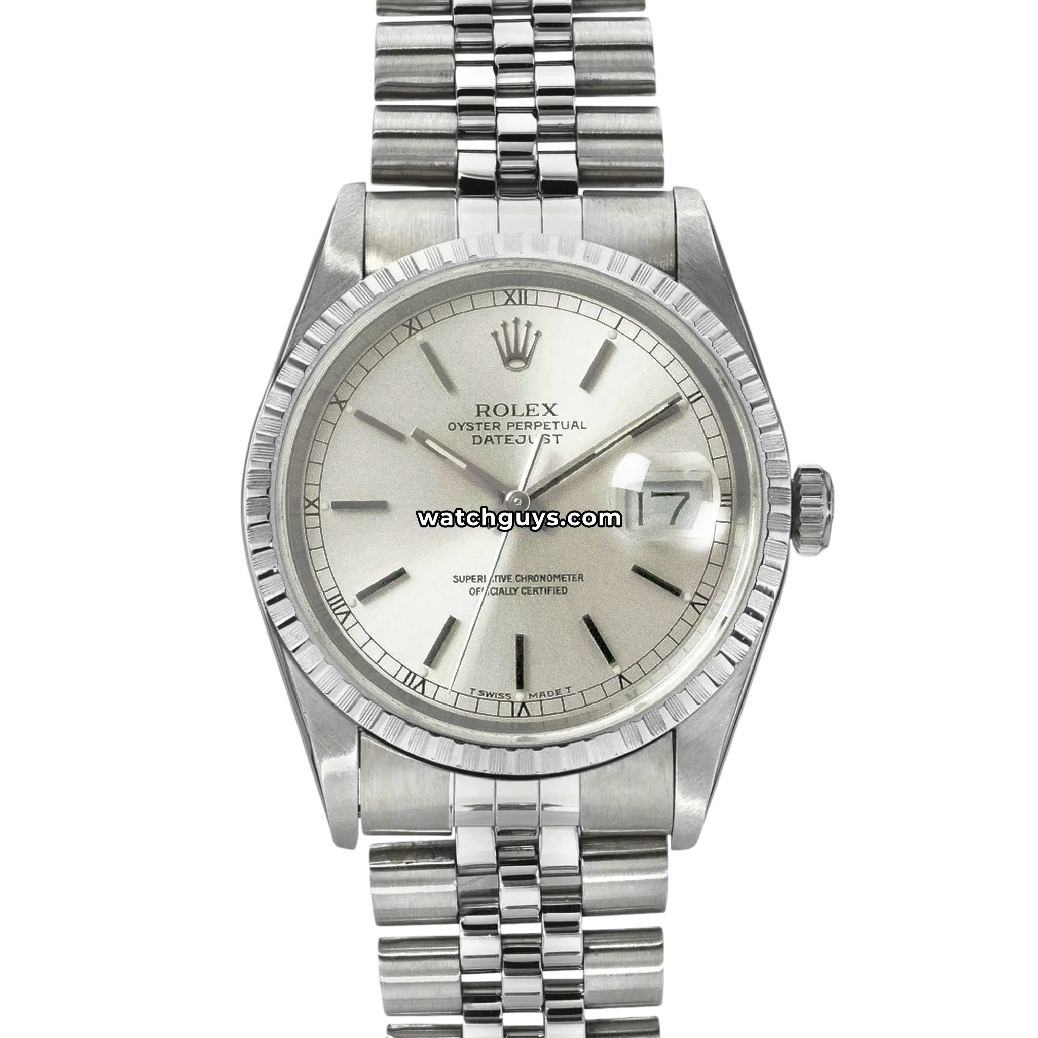 Rolex Datejust 16220 Silver Jubilee