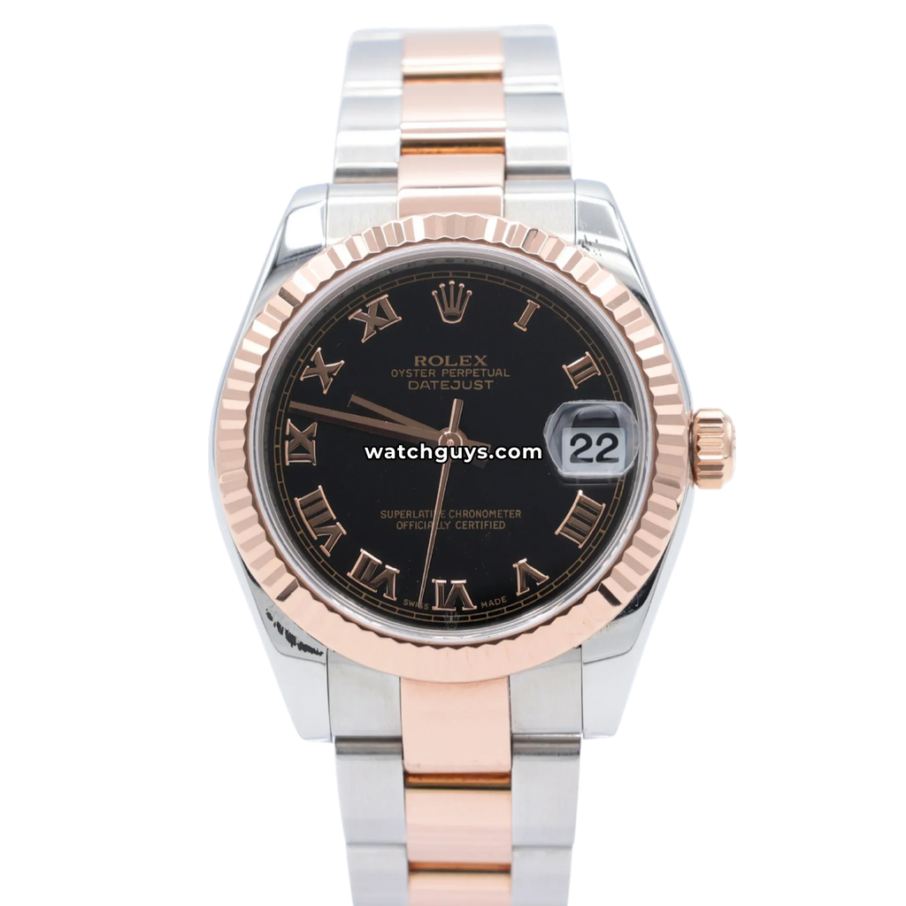 Rolex Datejust 178271 Black Roman