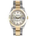 Rolex Datejust 178273 Silver Diamond Oyster