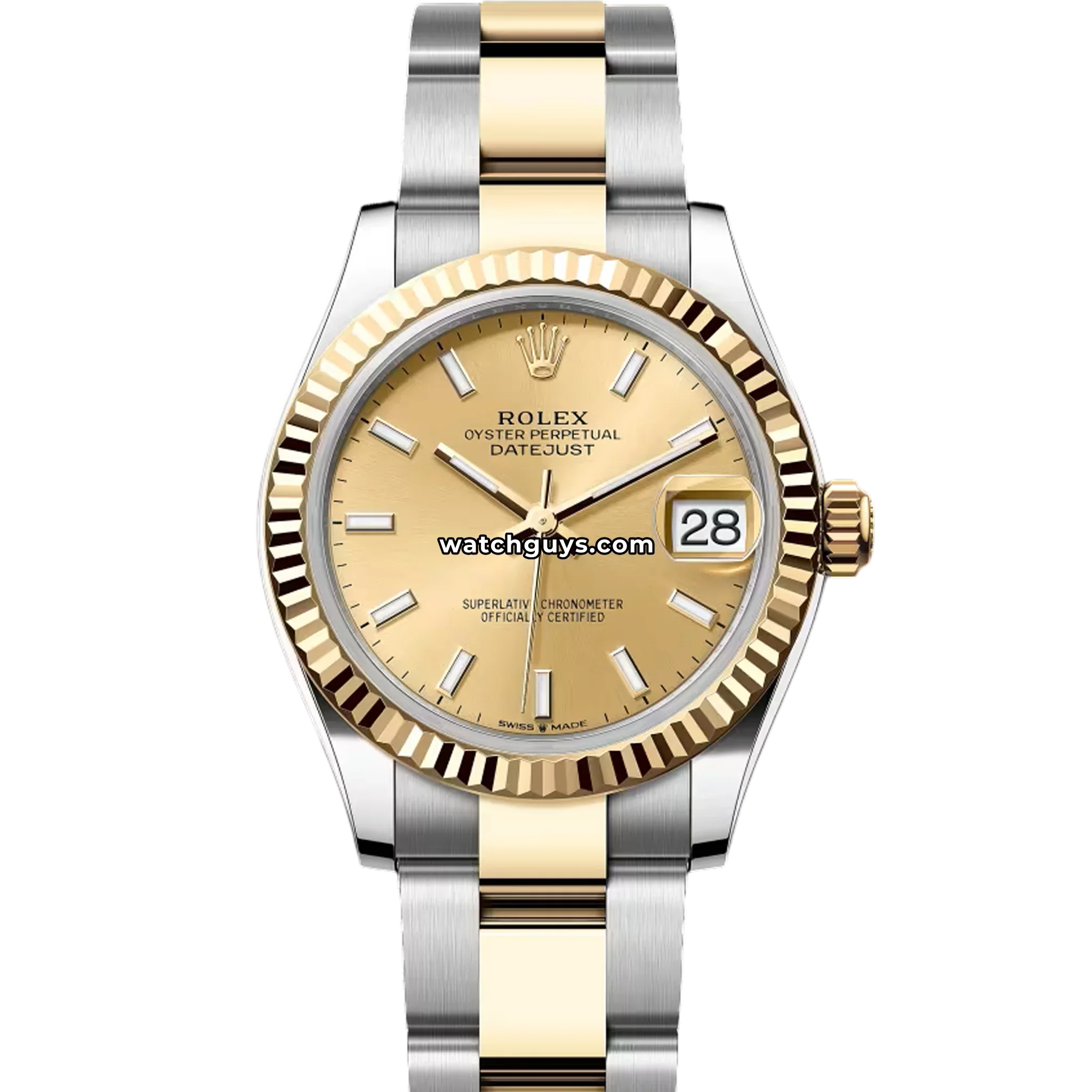 Rolex Datejust 278273 Champagne Index Oyster