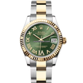Rolex Datejust 278273 Green Roman Diamond Oyster