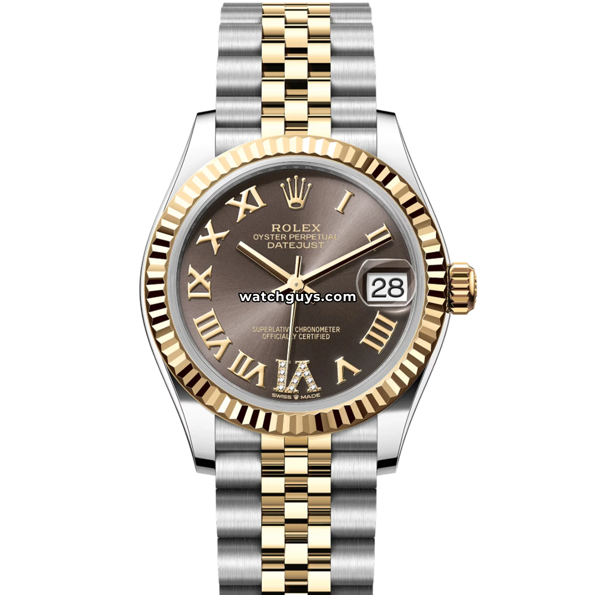 Rolex Datejust 278273 Grey Roman Diamond Jubilee