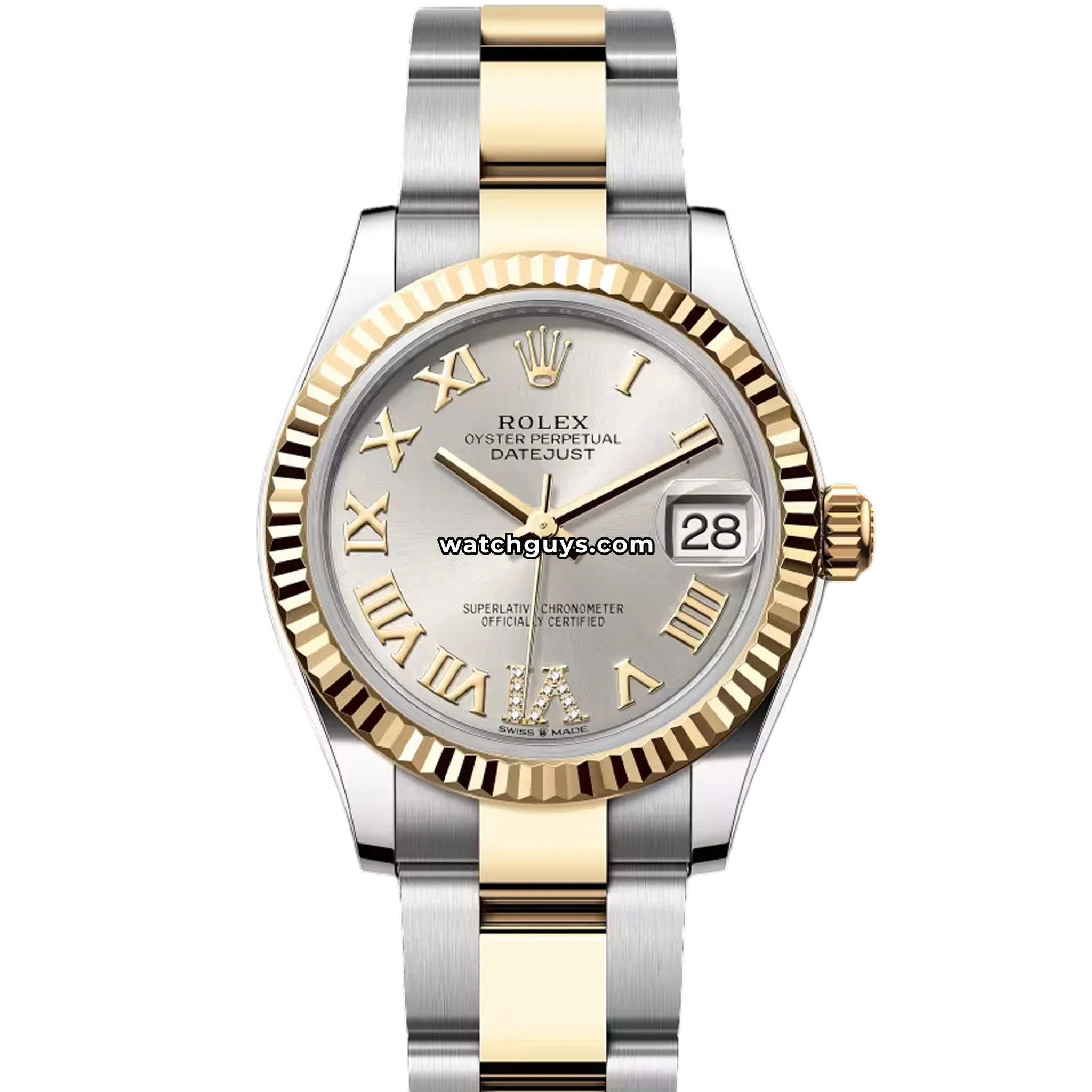 Rolex Datejust 278273 Silver Roman Oyster