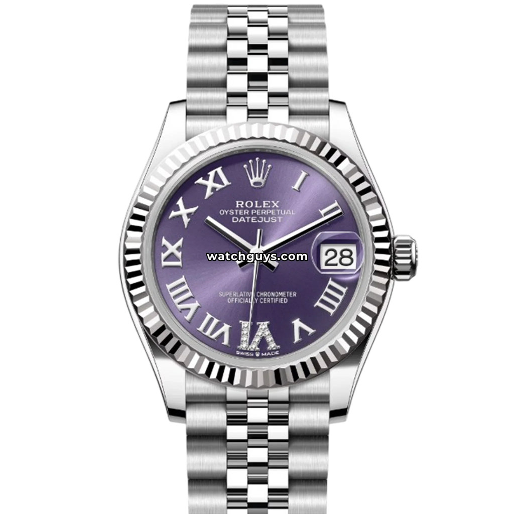 Rolex Datejust 278274 Aubergine Roman Diamond VI