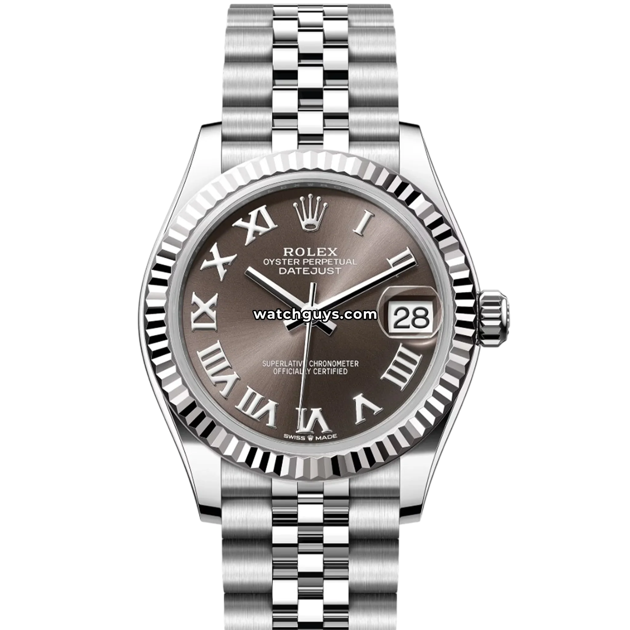 Rolex Datejust 278274 Dark Grey Roman Jubilee