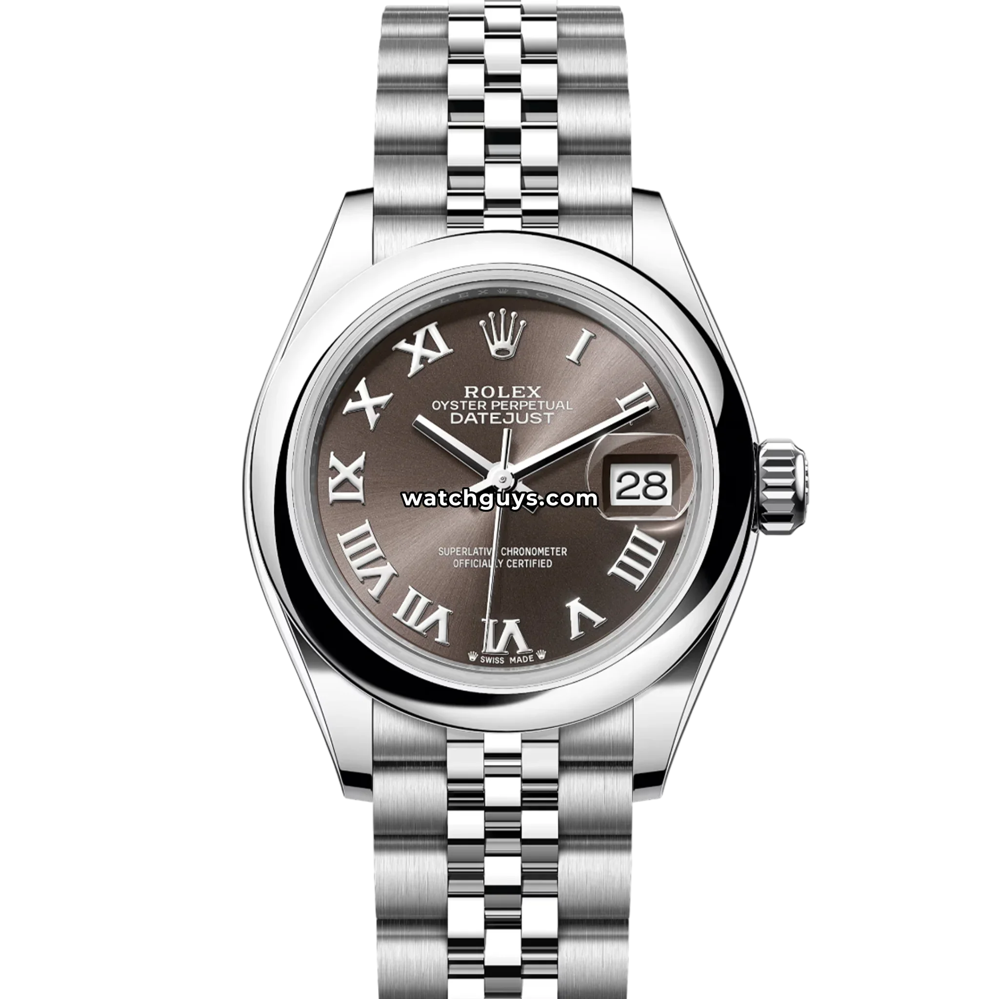 Rolex Datejust 279160 Dark Grey Roman Jubilee