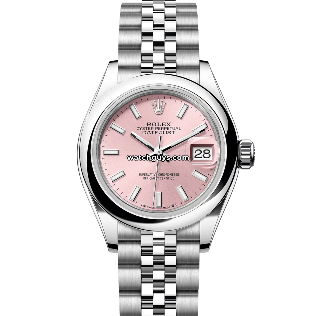 Rolex Datejust 279160 Pink Index Jubilee