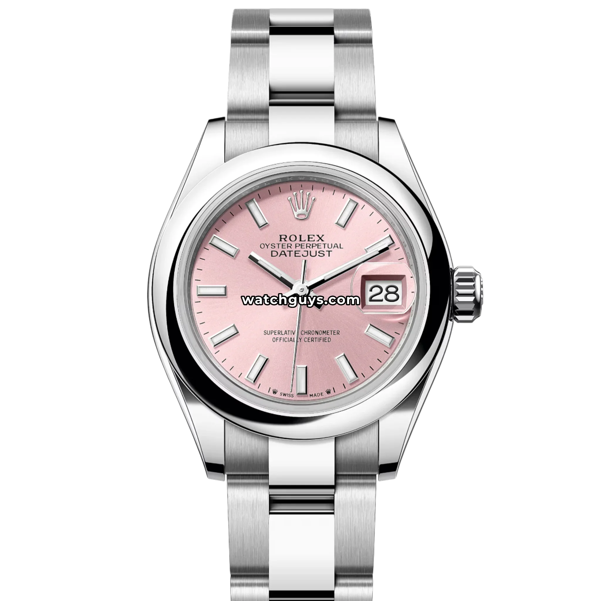 Rolex Datejust 279160 Pink Index Oyster