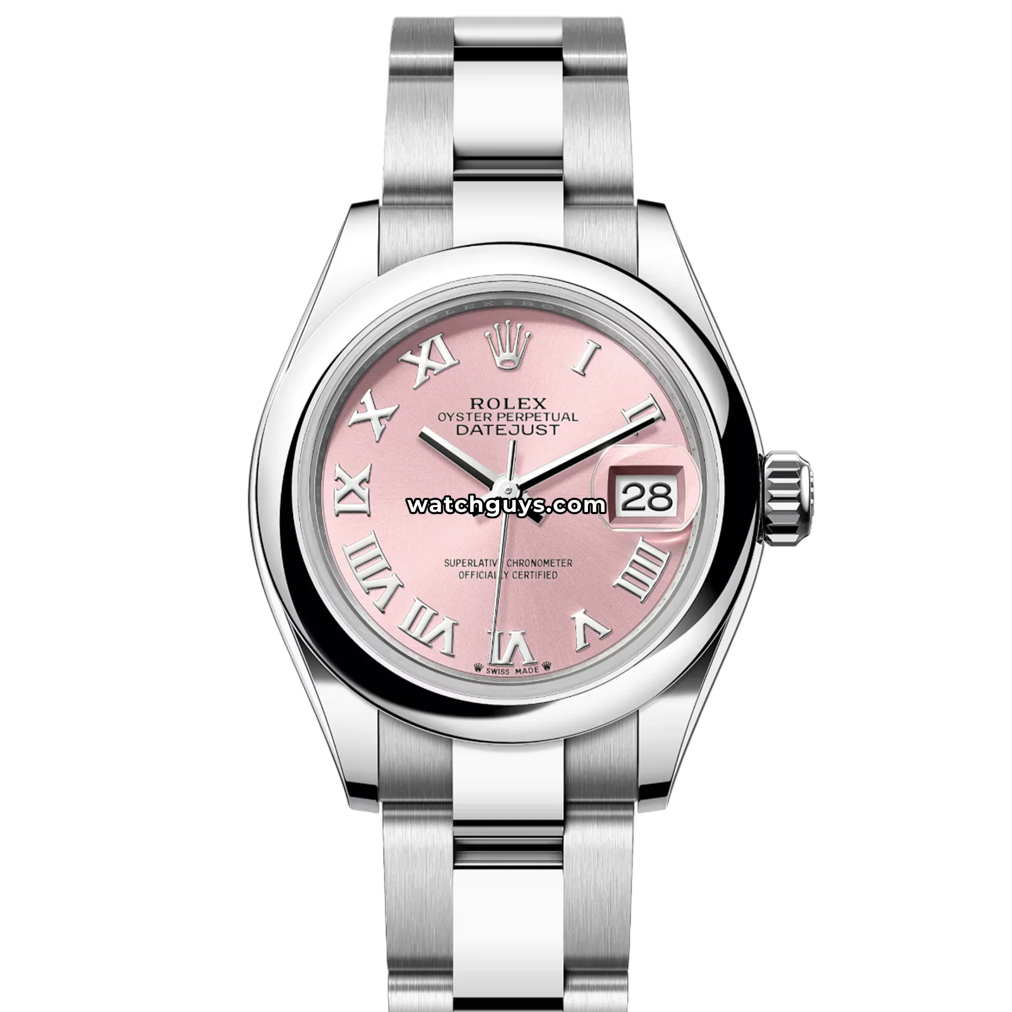 Rolex Datejust 279160 Pink Roman Oyster
