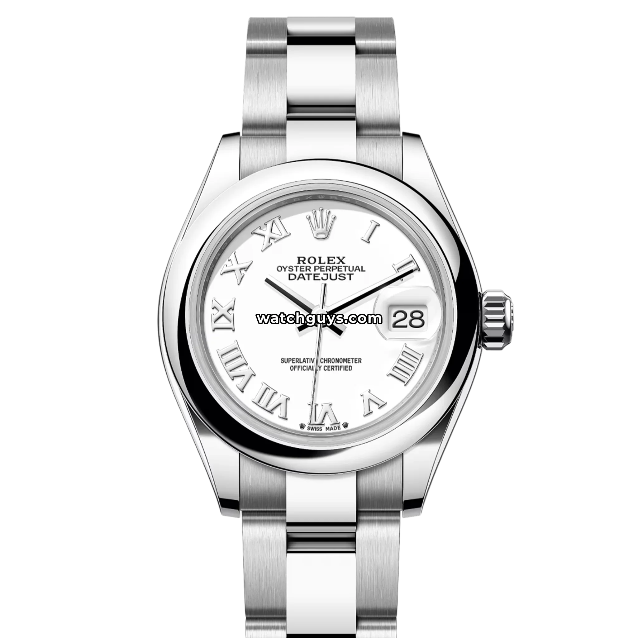 Rolex Datejust 279160 White Roman Oyster