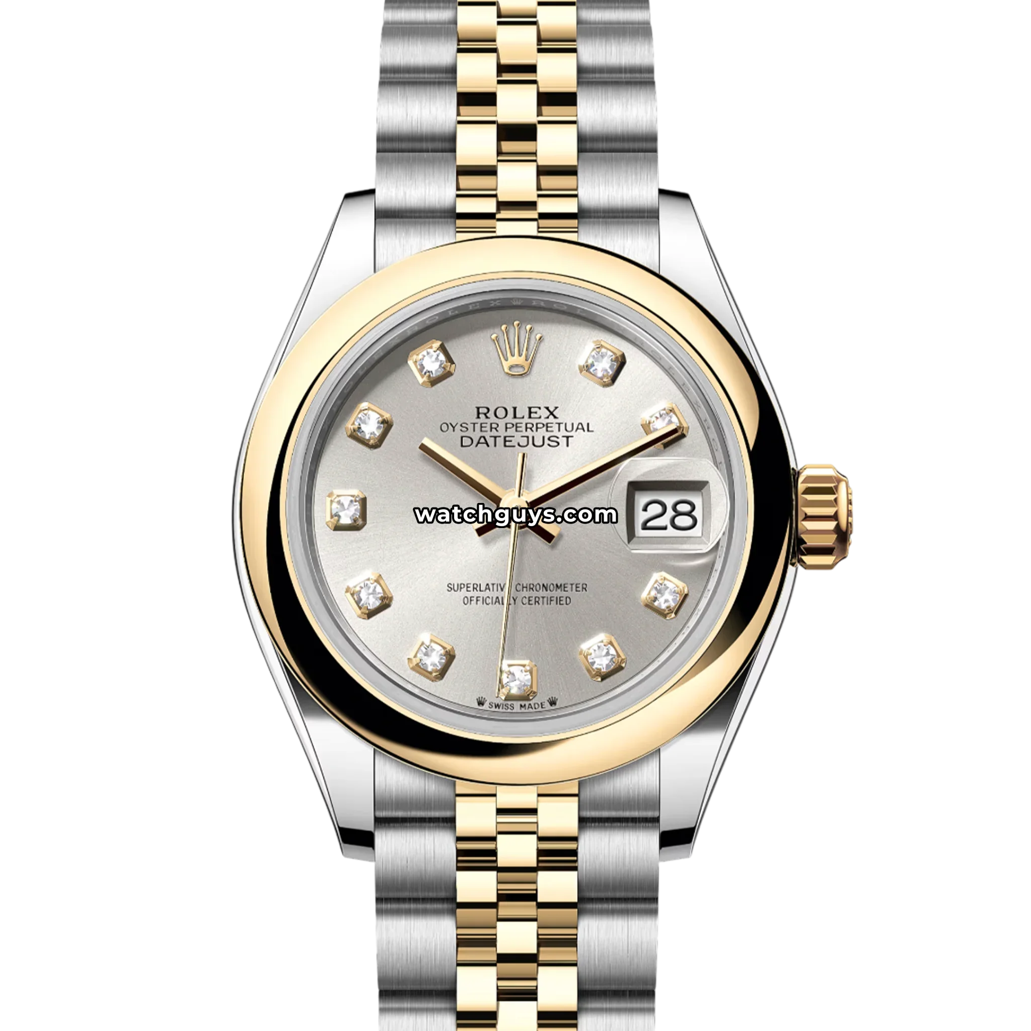 Rolex Datejust 279163 Silver Diamond Jubilee