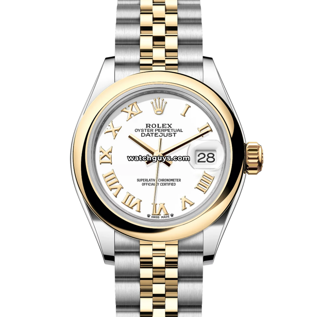 Rolex Datejust 279163 White Roman Jubilee