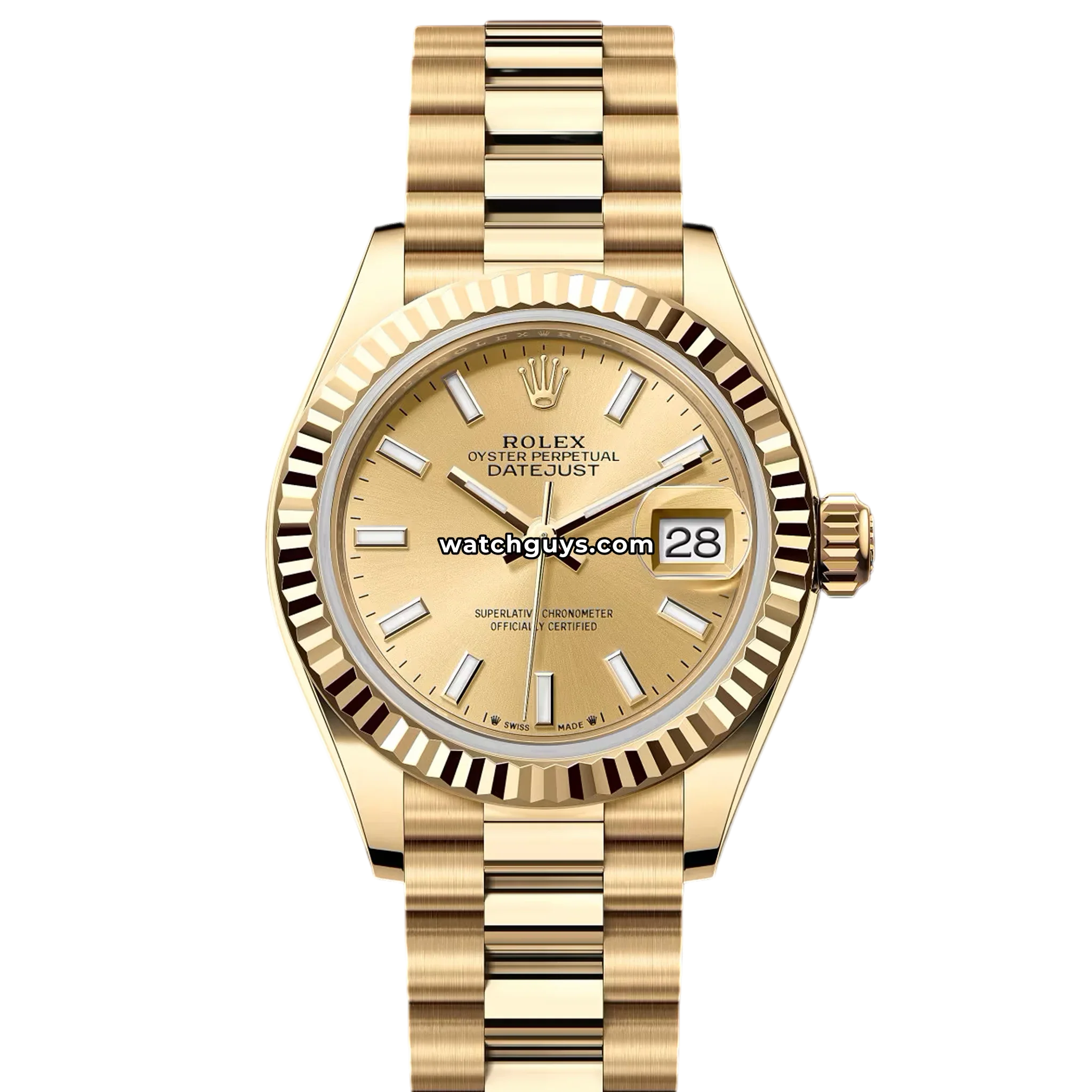 Rolex Datejust 279178 Champagne Index President