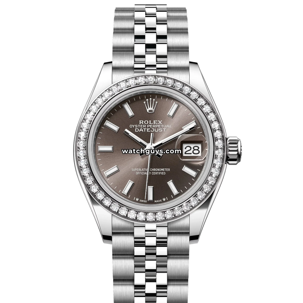 Rolex Datejust 279384RBR Dark Grey Index Jubilee