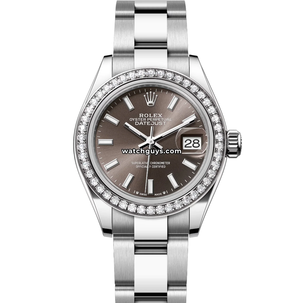 Rolex Datejust 279384RBR Dark Grey Index Oyster