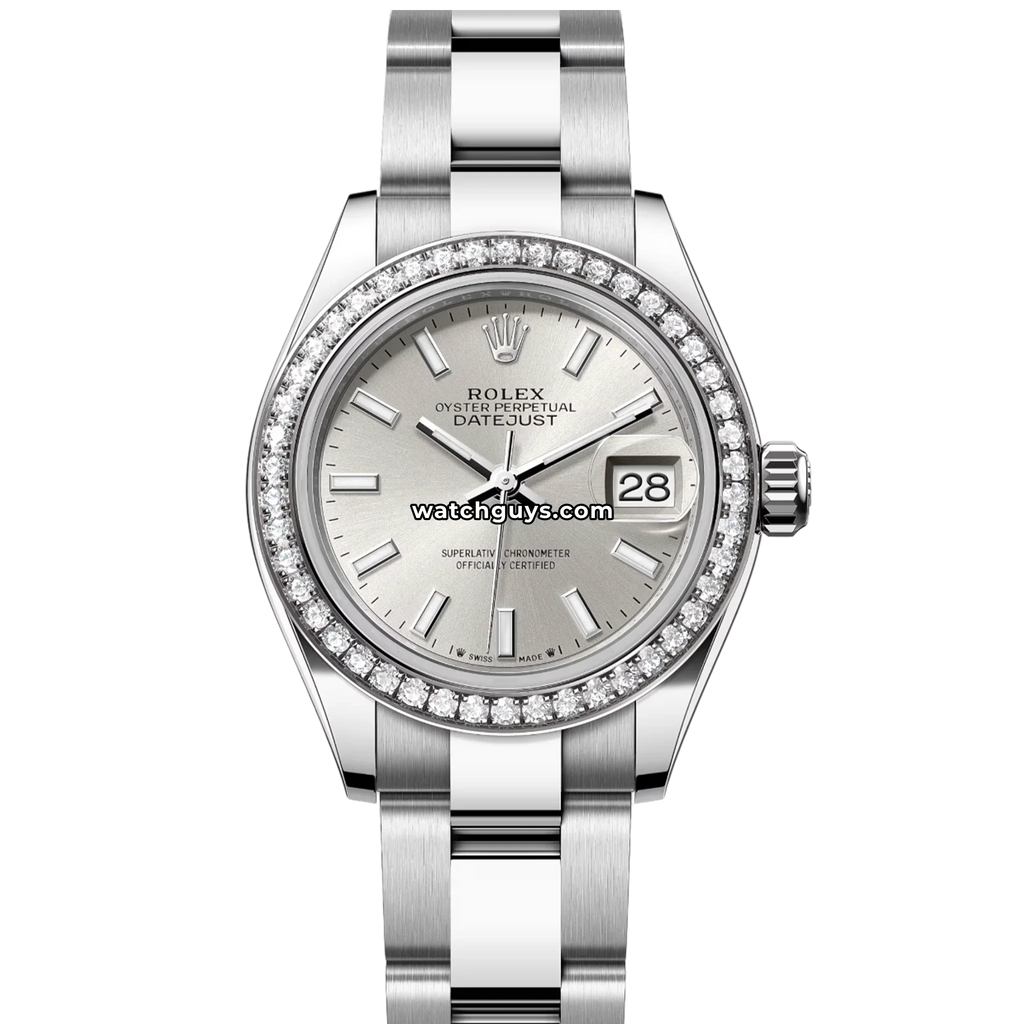 Rolex Datejust 279384RBR Silver Index Oyster