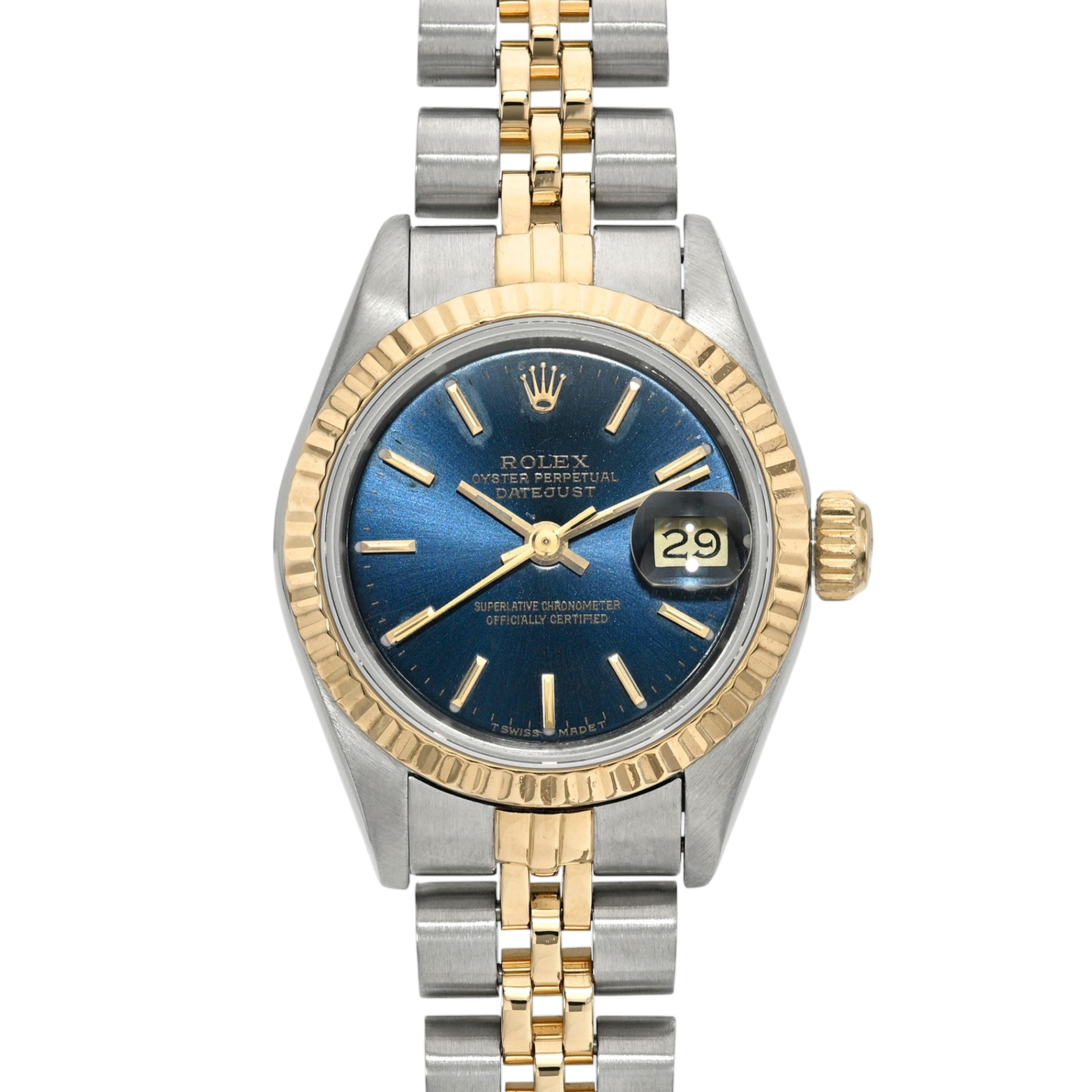 Rolex Datejust 69173 Blue Index