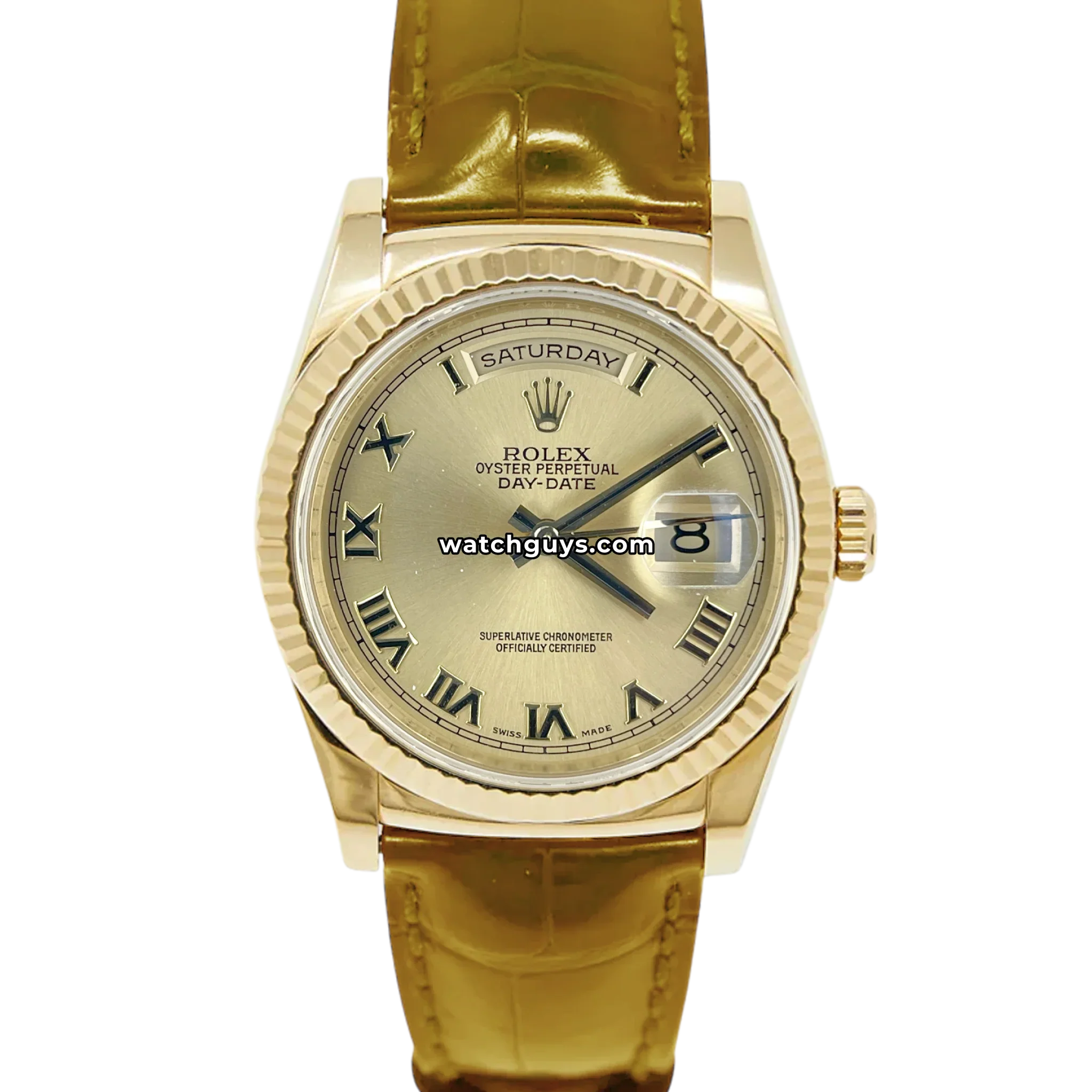 Rolex Day-Date 118138 Champagne Roman