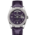 Rolex Day-Date 128149RBR Dark Crystallized Lepidolite