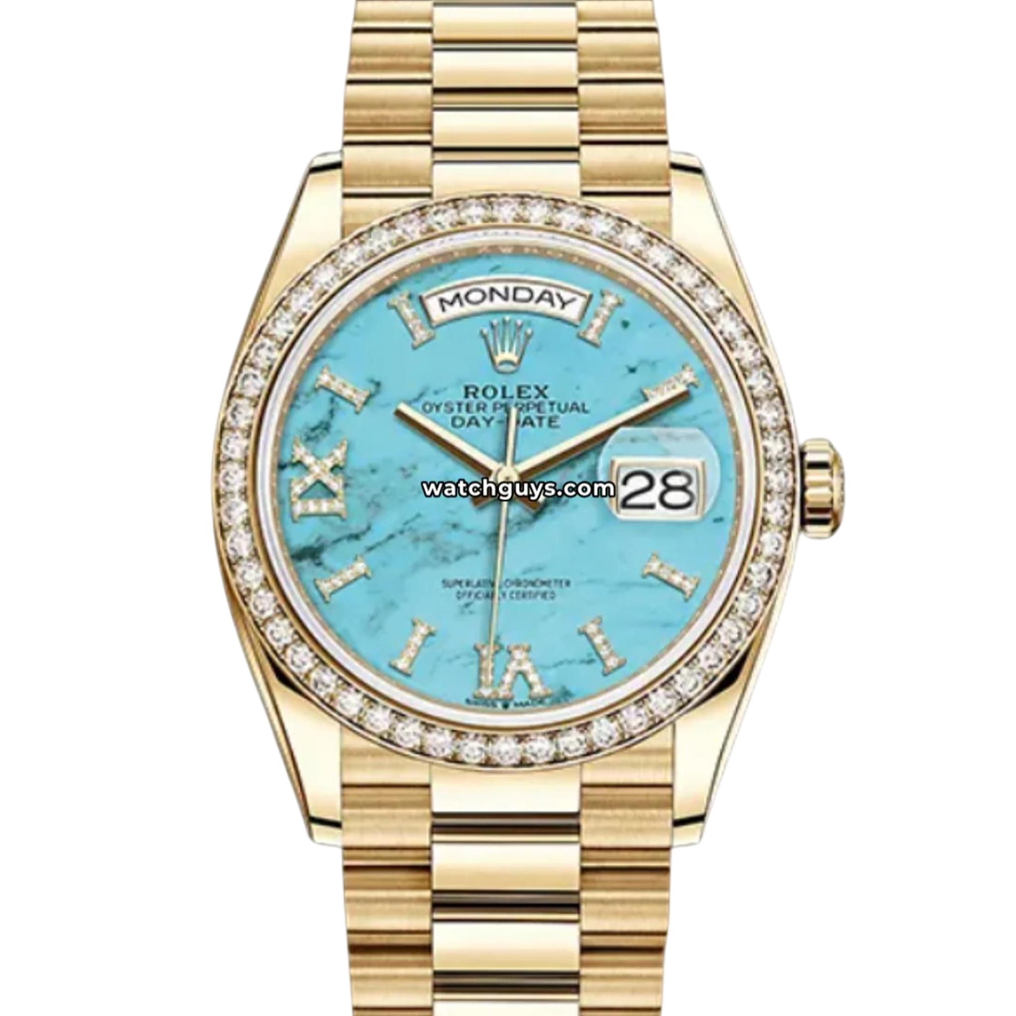 Rolex Day-Date 128234RBR Turquoise