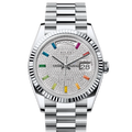 Rolex Day-Date 128236 Platinum Diamond Paved President