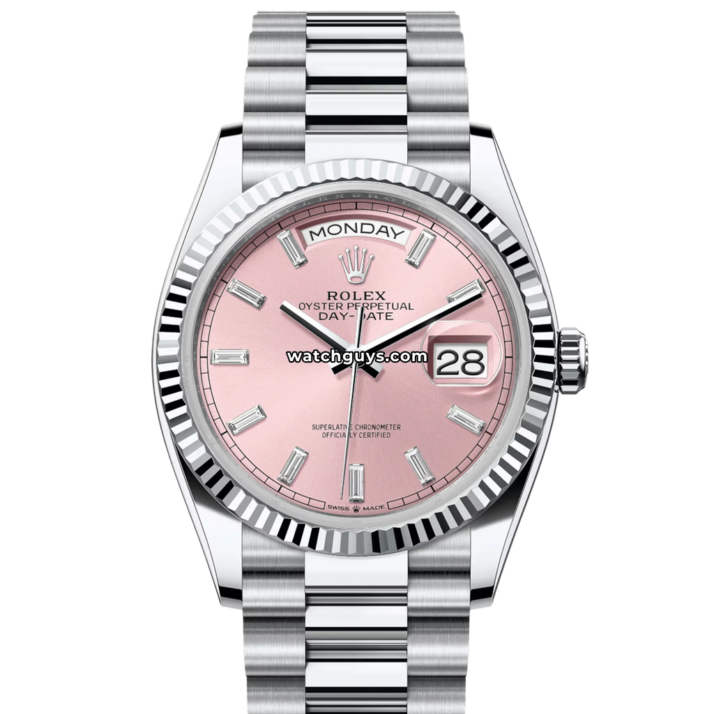 Rolex Day-Date 128236 Platinum Pink Diamond President