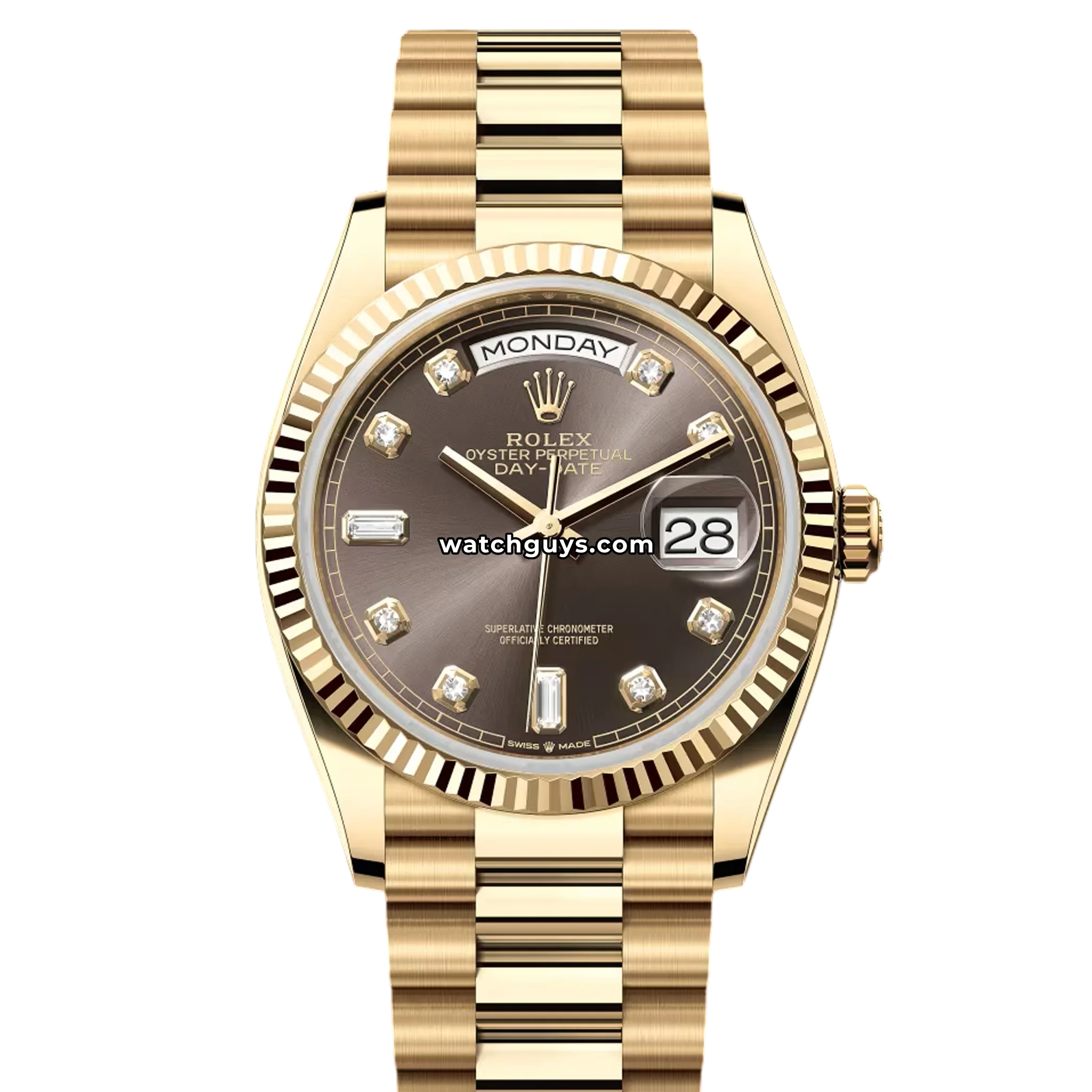 Rolex Day-Date 128238 Dark Grey Diamond