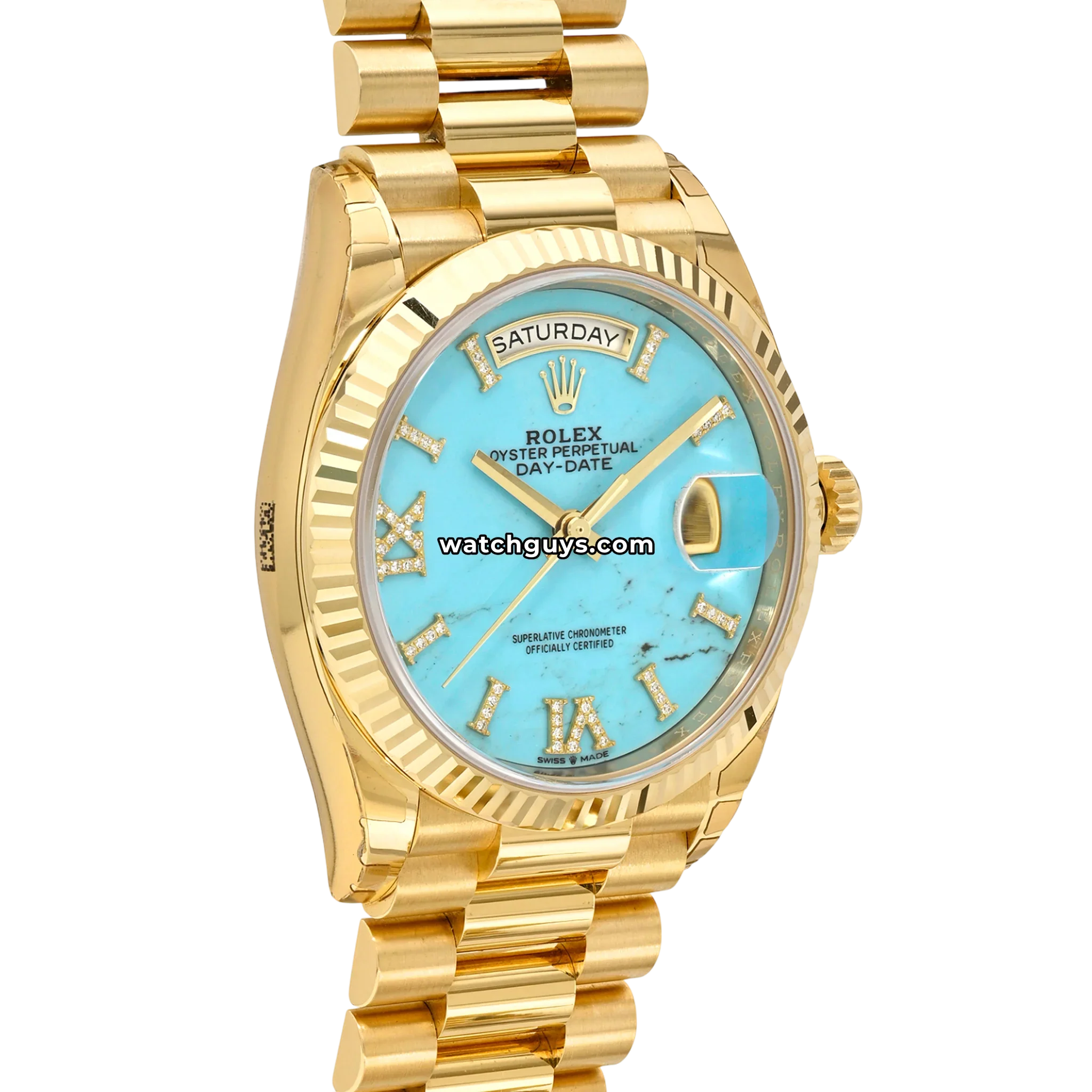 Rolex Day-Date 128238 Turquoise Diamond