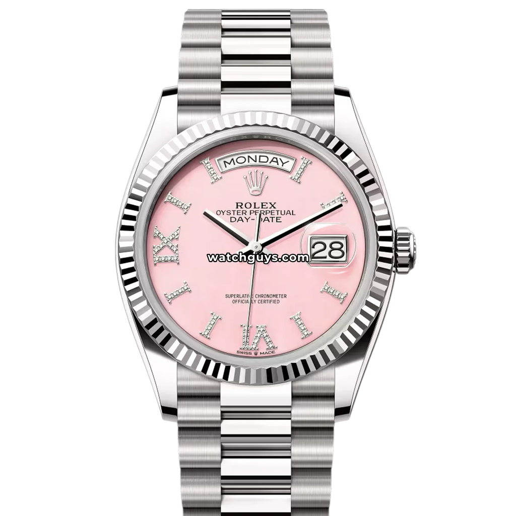 Rolex Day-Date 128239 Pink Roman Diamond