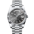 Rolex Day-Date 228236 Platinum Slate Index President