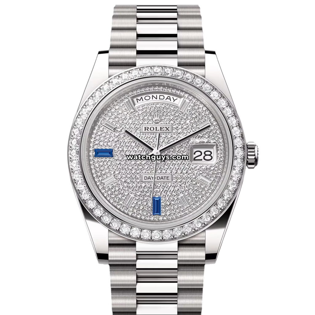Rolex Day-Date 228349RBR Diamonds Sapphires President