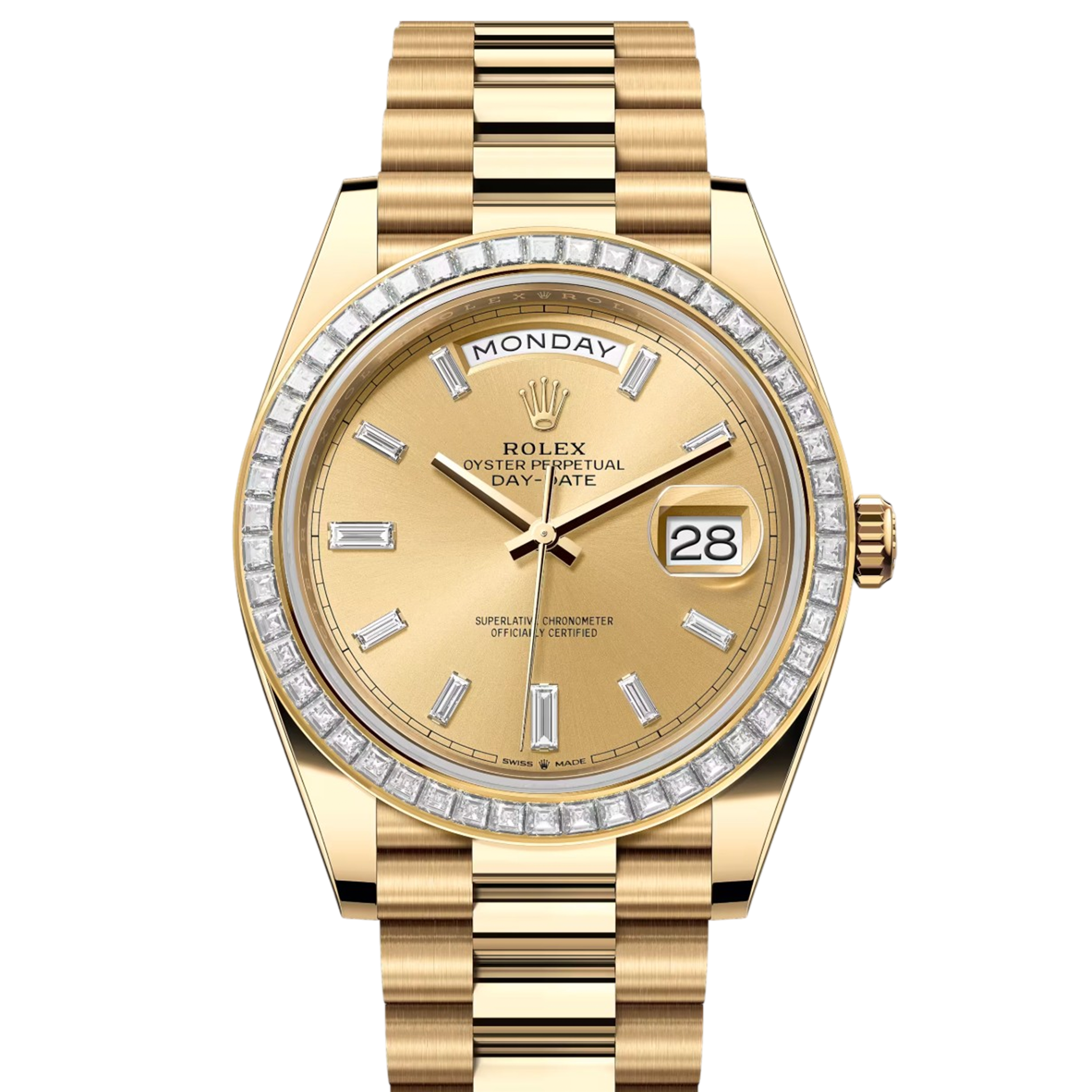 Rolex Day-Date 228398TBR Champagne Diamond