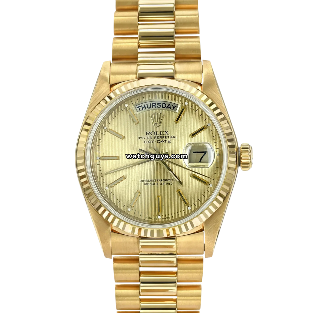 Rolex Day-Date 18038 Champagne Tapestry