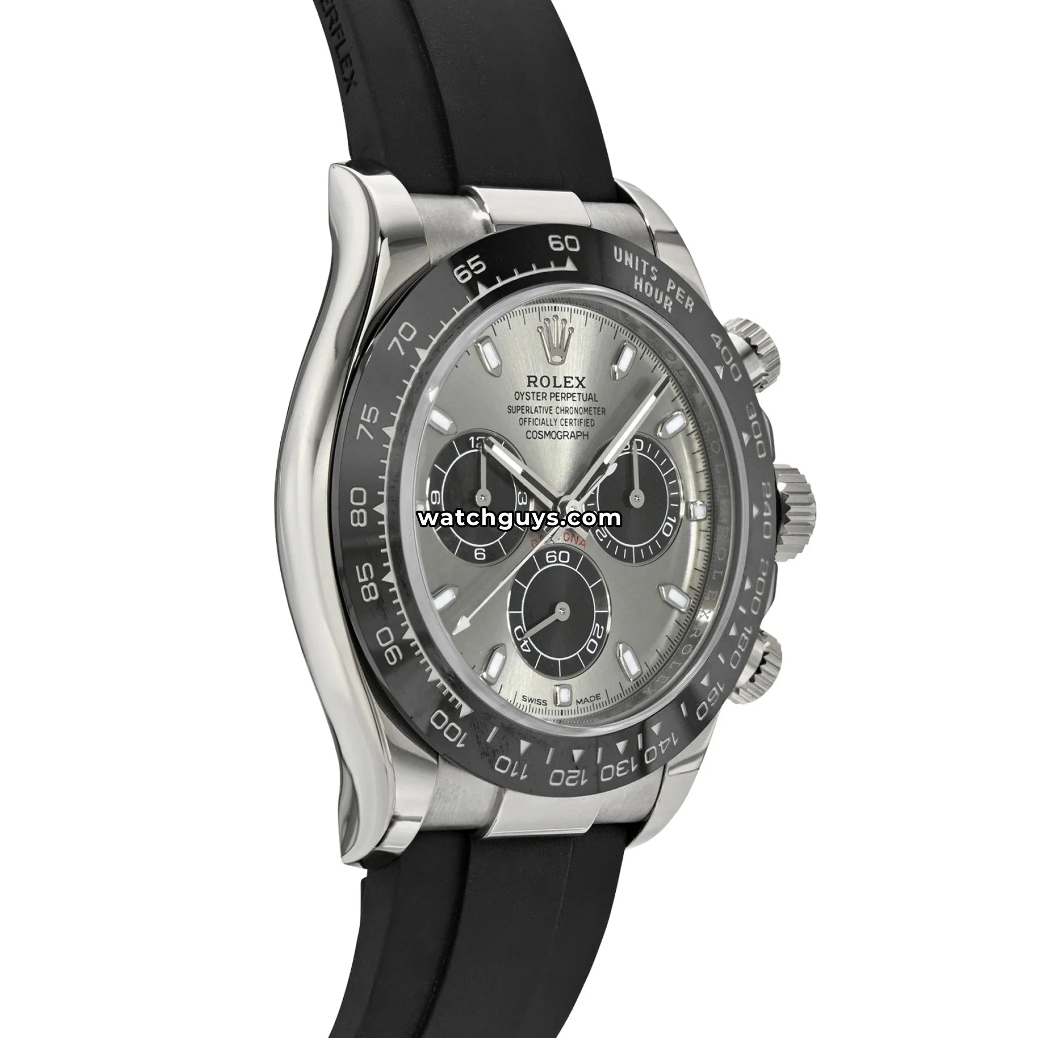 Rolex Daytona 116519LN Oysterflex Steel Dial