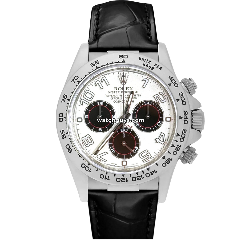 Rolex Daytona 116519 White Panda Racing Dial