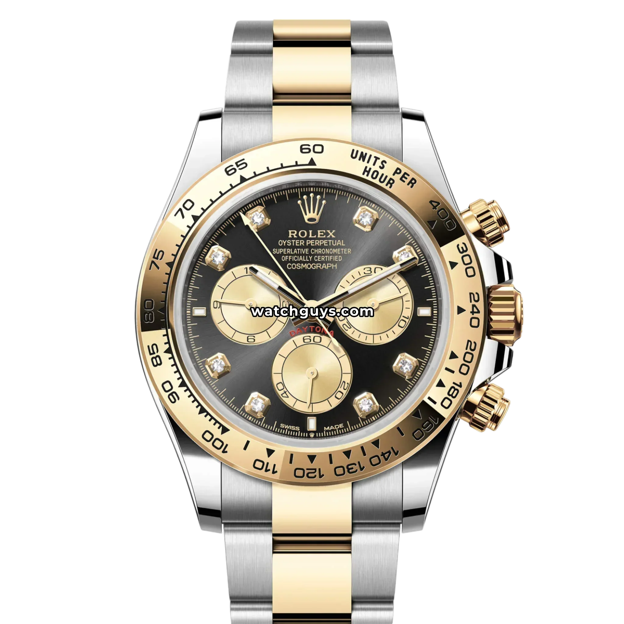 Rolex Daytona 126503 Black Diamond Two Tone Oyster