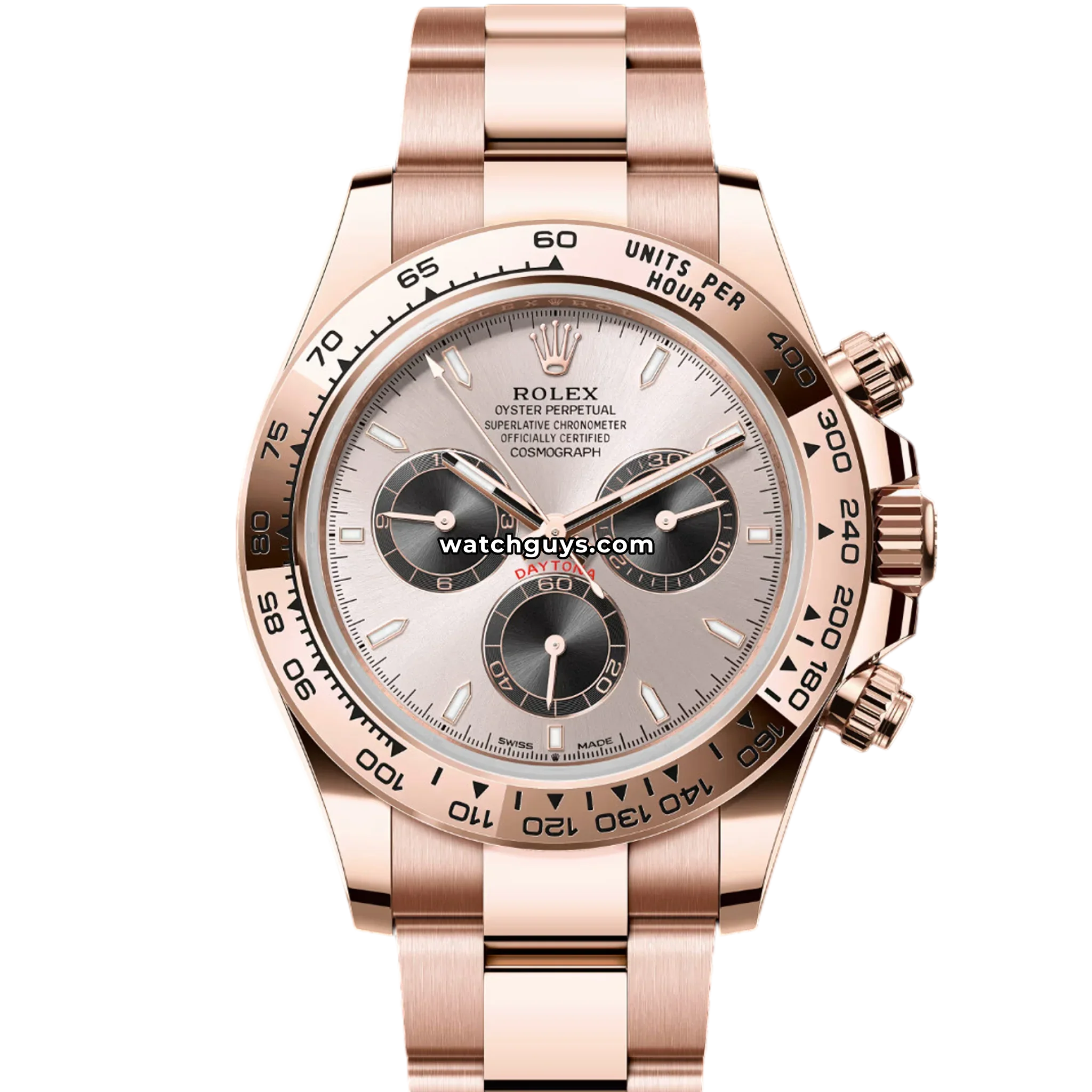 Rolex Daytona 126505 Sundust Index Rose Gold