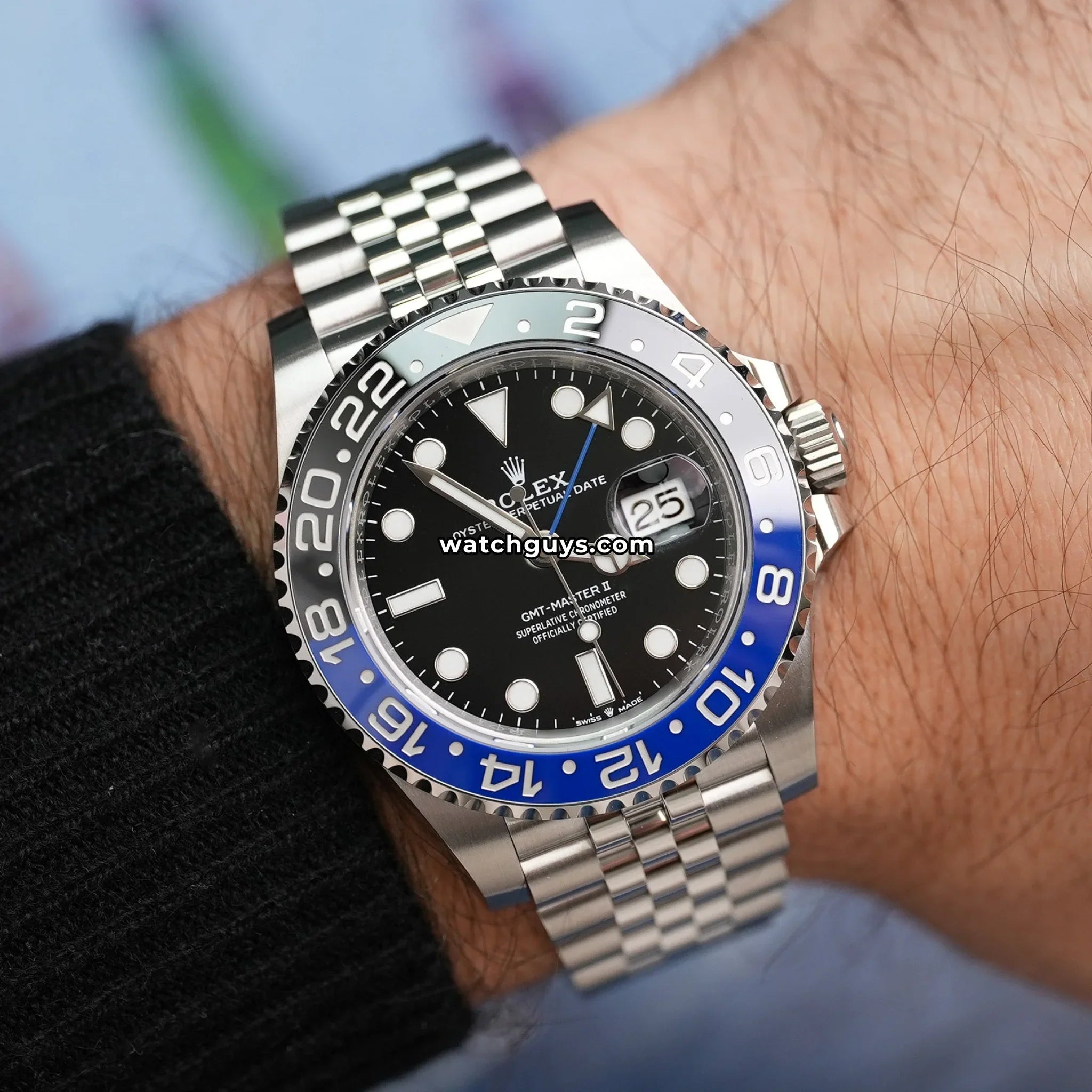 Rolex GMT-Master II 126710BLNR Batgirl Stainless Steel Jubilee