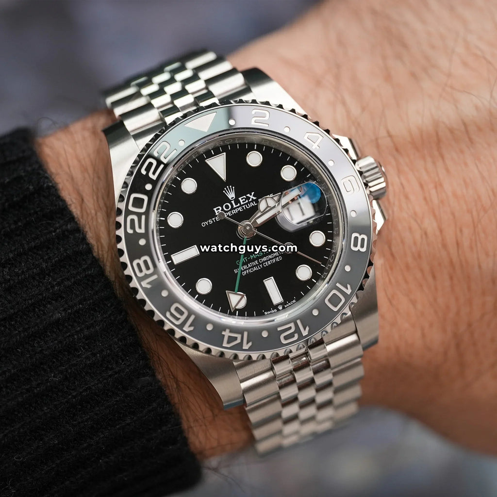 Rolex GMT-Master II 126710GRNR Bruce Wayne Stainless Steel Jubilee